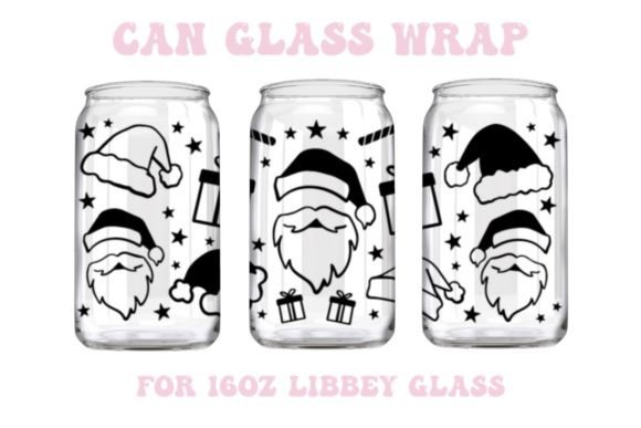 Christmas Can Glass SVG: Crafts & Graphics for Handmade Joy