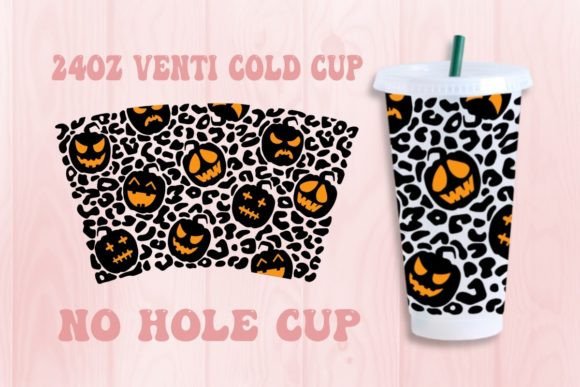 Halloween Leopard Print SVG Graphics for Crafts