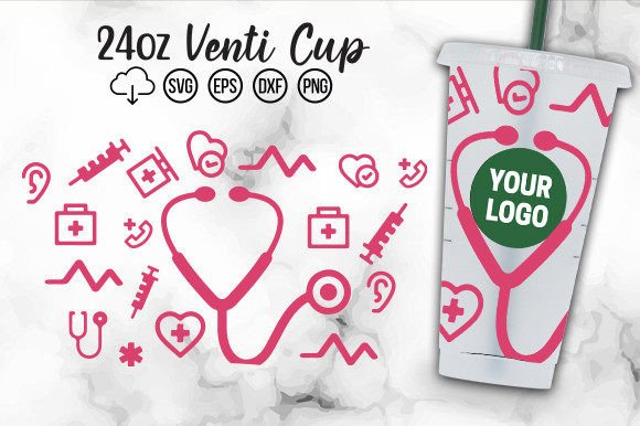 Nurse Cold Cup SVG: Graphics for Crafts & Branding
