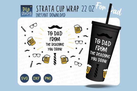 Strata for Father Strata Cup SVG Cricut Graphics & Illustrations